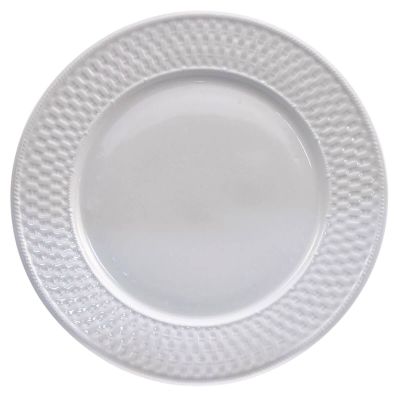 Image of Basketweave Place Plate 12"